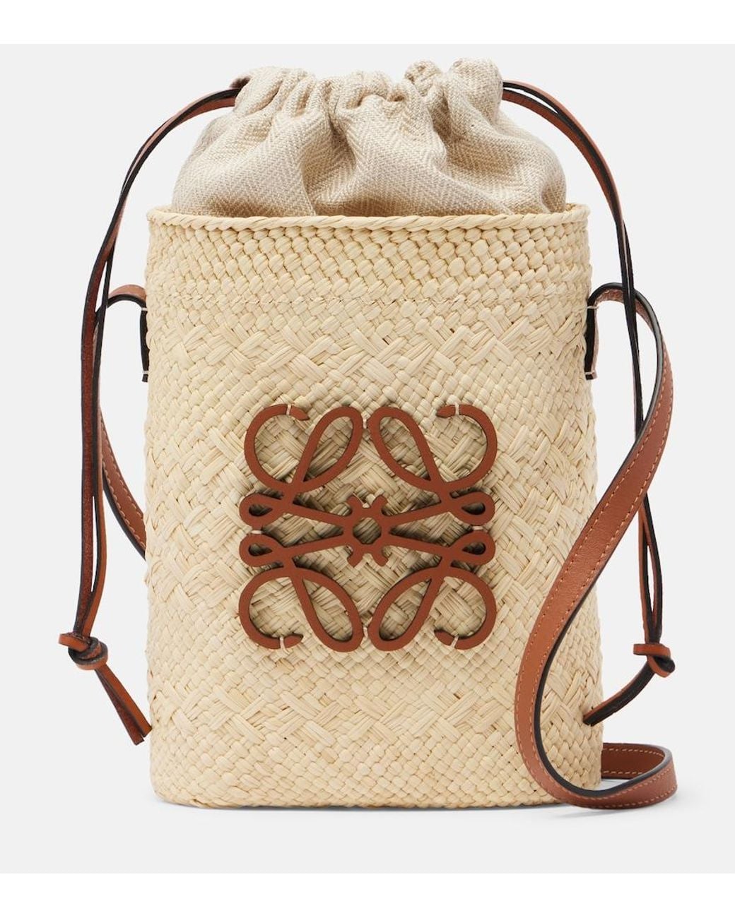 Loewe Metallic Paula's Ibiza Anagram Bucket Bag
