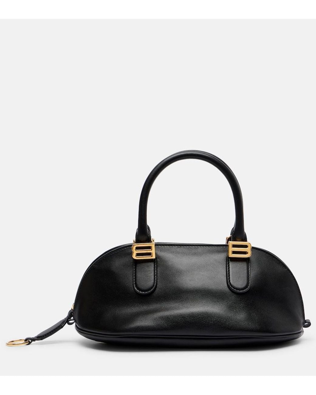 Balenciaga Black Bolero Mini Leather Top-Handle Bag