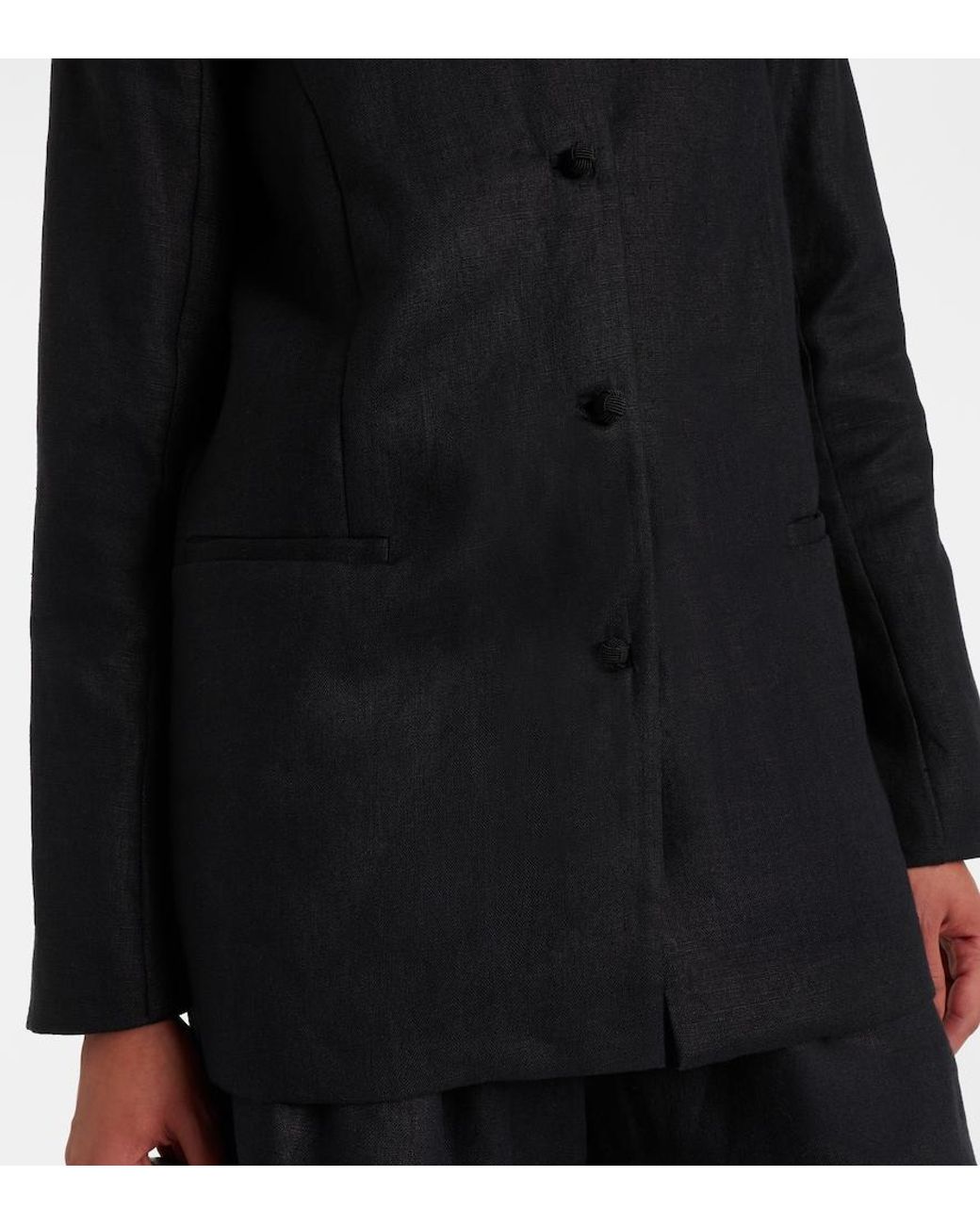 Posse Black Rio Linen Jacket