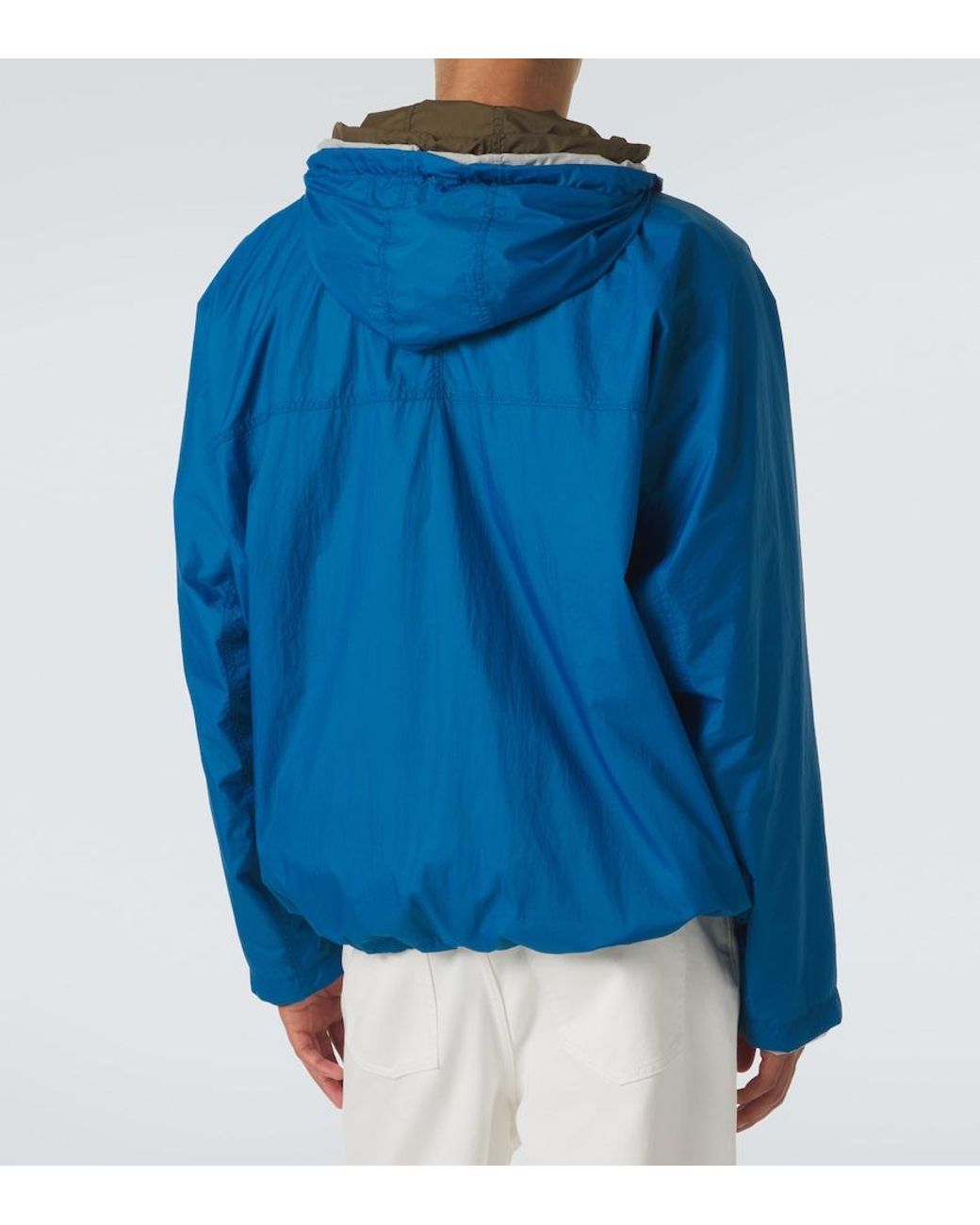 Loewe Blue Double L Layered Technical Jacket for men