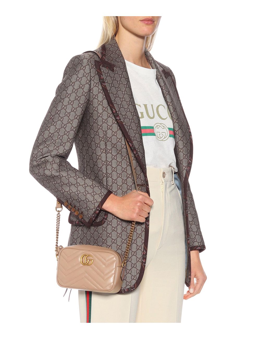 gg marmont mini crossbody bag