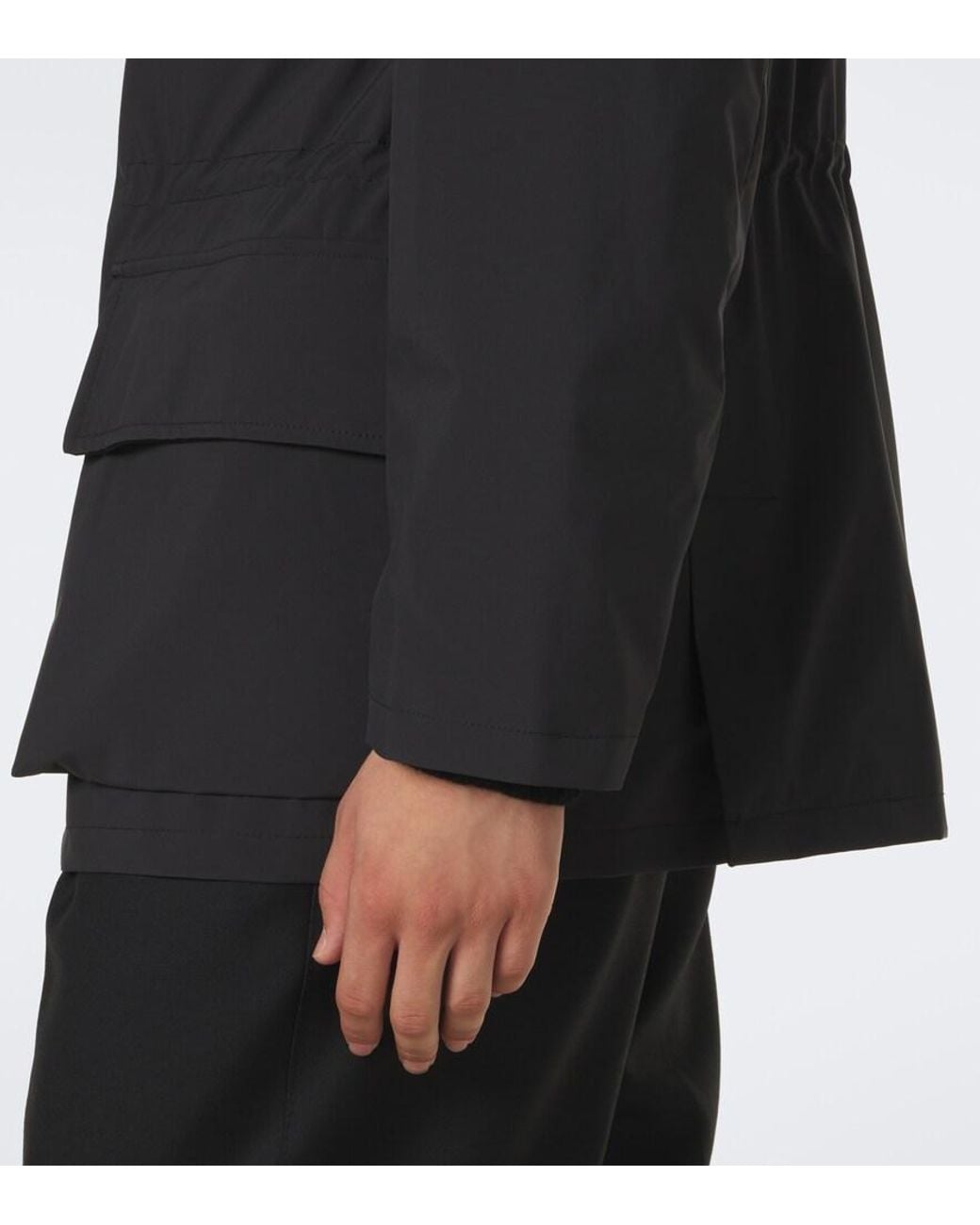 Saman Amel Black City Technical Jacket for men