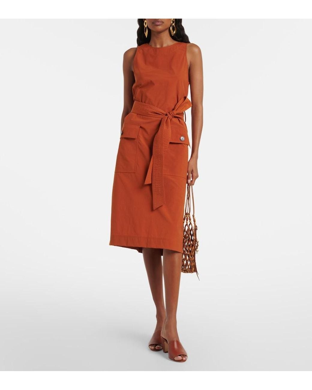 Manolo Blahnik Brown Rapalla Leather Mules