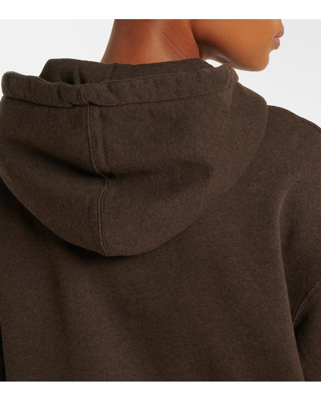 J.W. Anderson Black Cropped Cotton Hoodie
