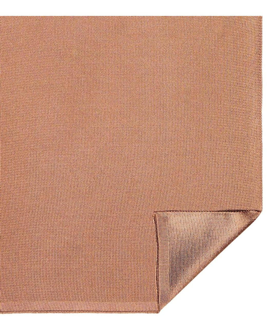 Alaïa Brown Alaia Embroidered Scarf