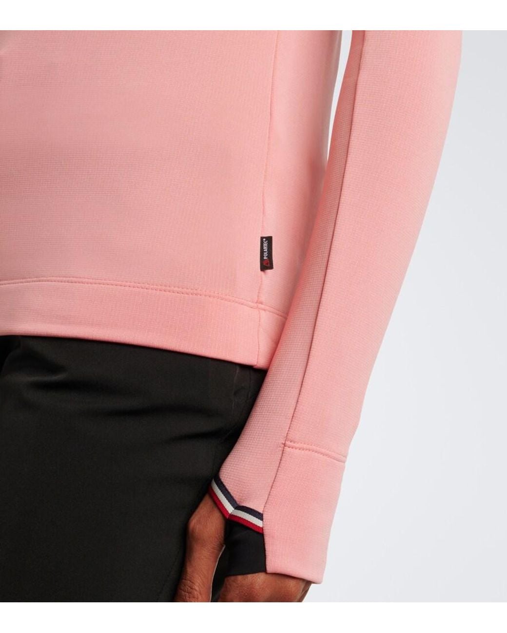 Moncler Pink Logo Ski Top