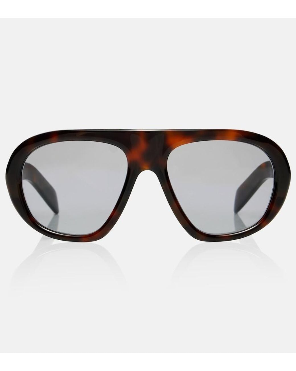 Prada Brown Aviator-Sonnenbrille