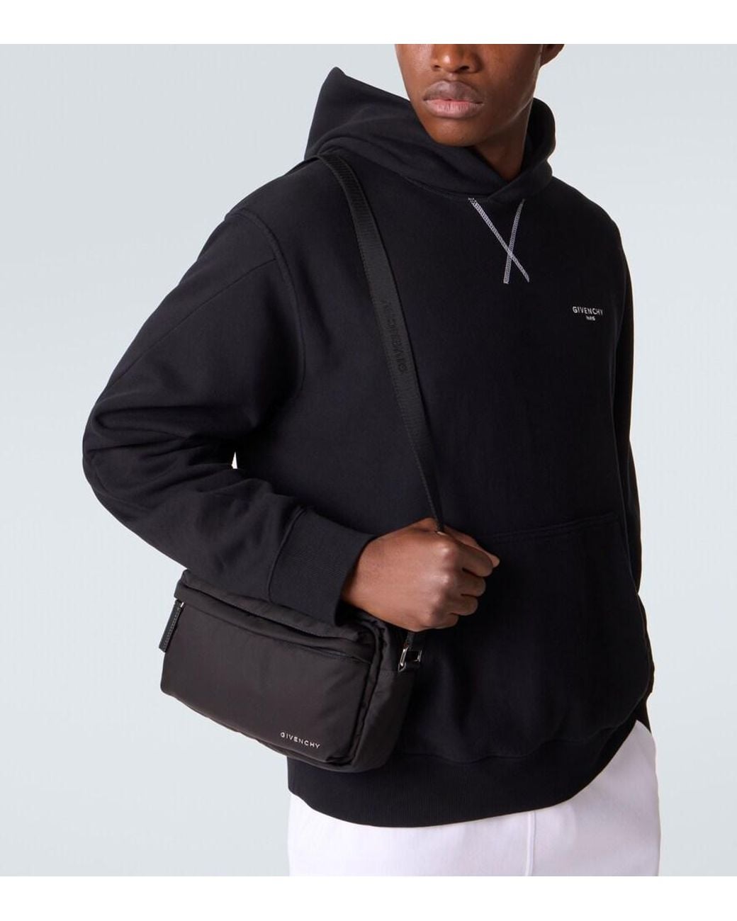 Givenchy Black Essential Crossbody Bag for men