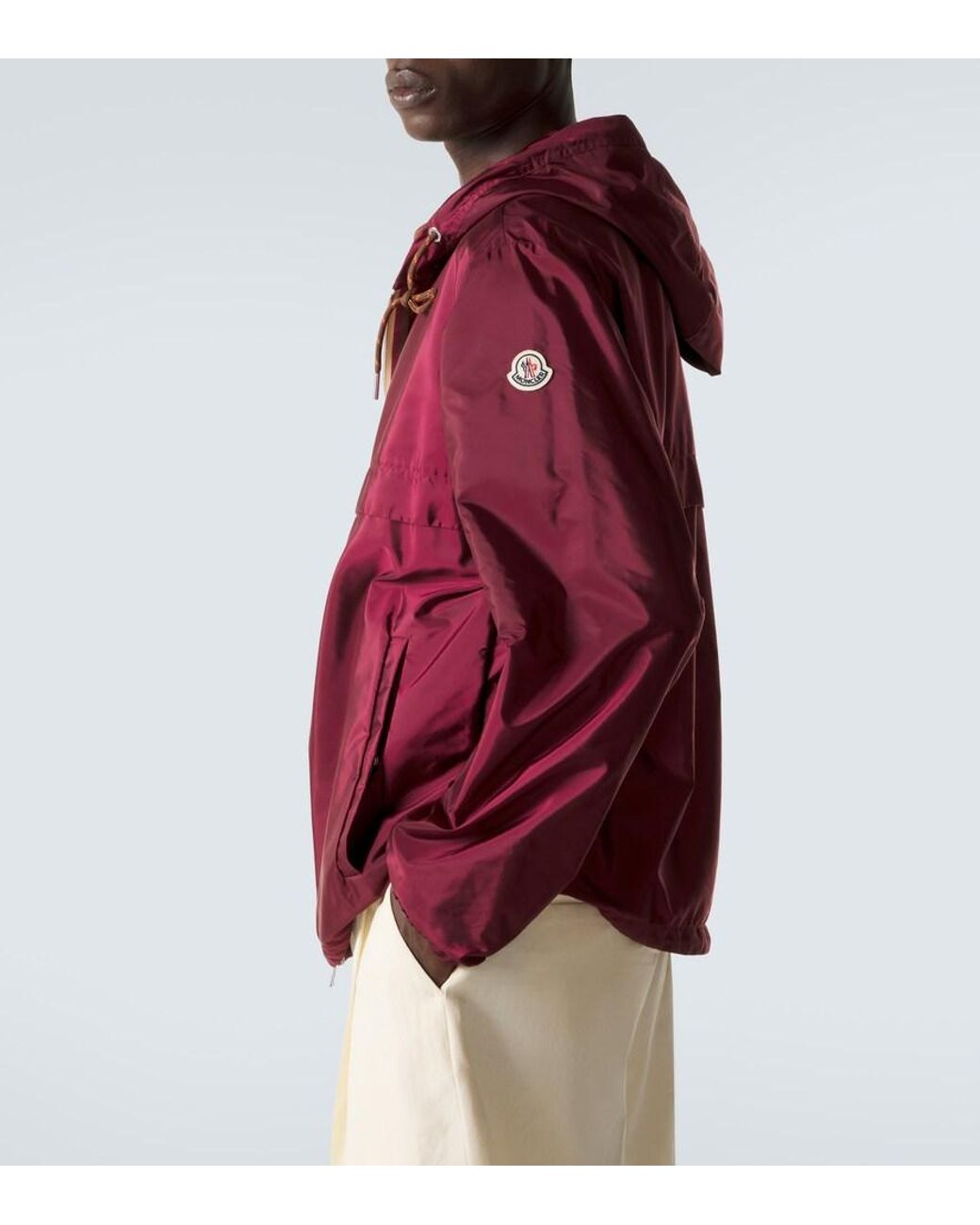 Moncler Purple Nidge Technical Jacket for men