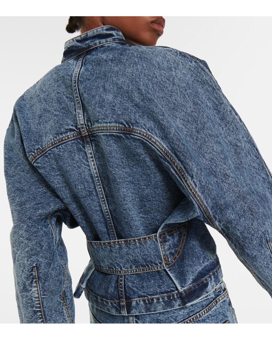 Alaïa Blue Denim Jackets