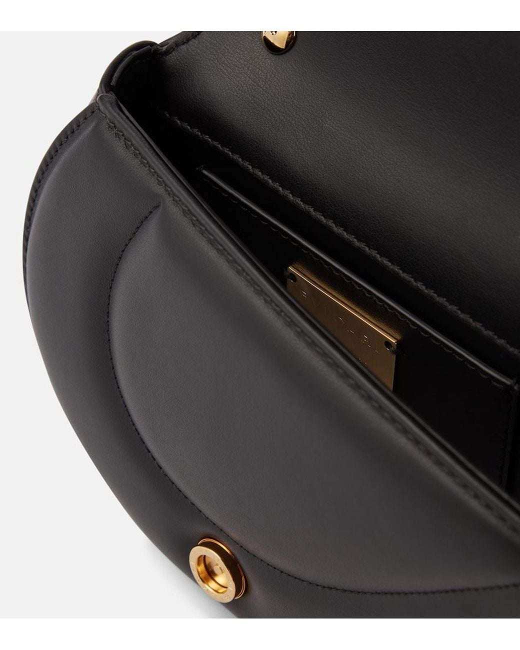BVLGARI Black Serpenti Cuore 1968 Leather Top-Handle Bag