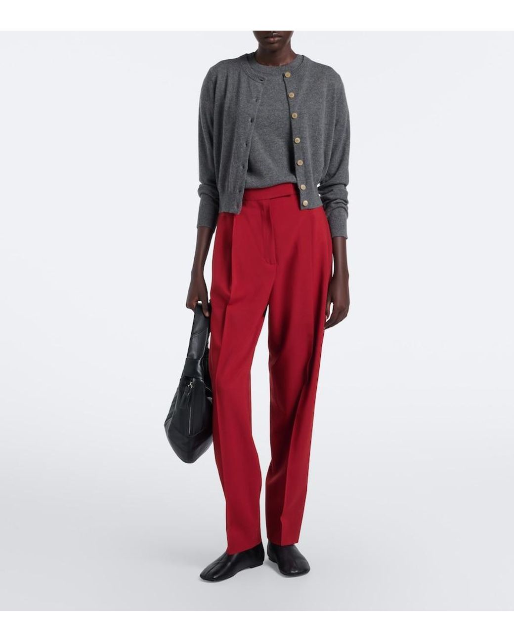arch4 Gray Celestina Cashmere Cardigan
