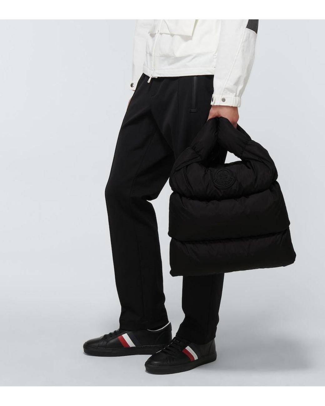 Moncler Black Legere Large Quilted Tote for men