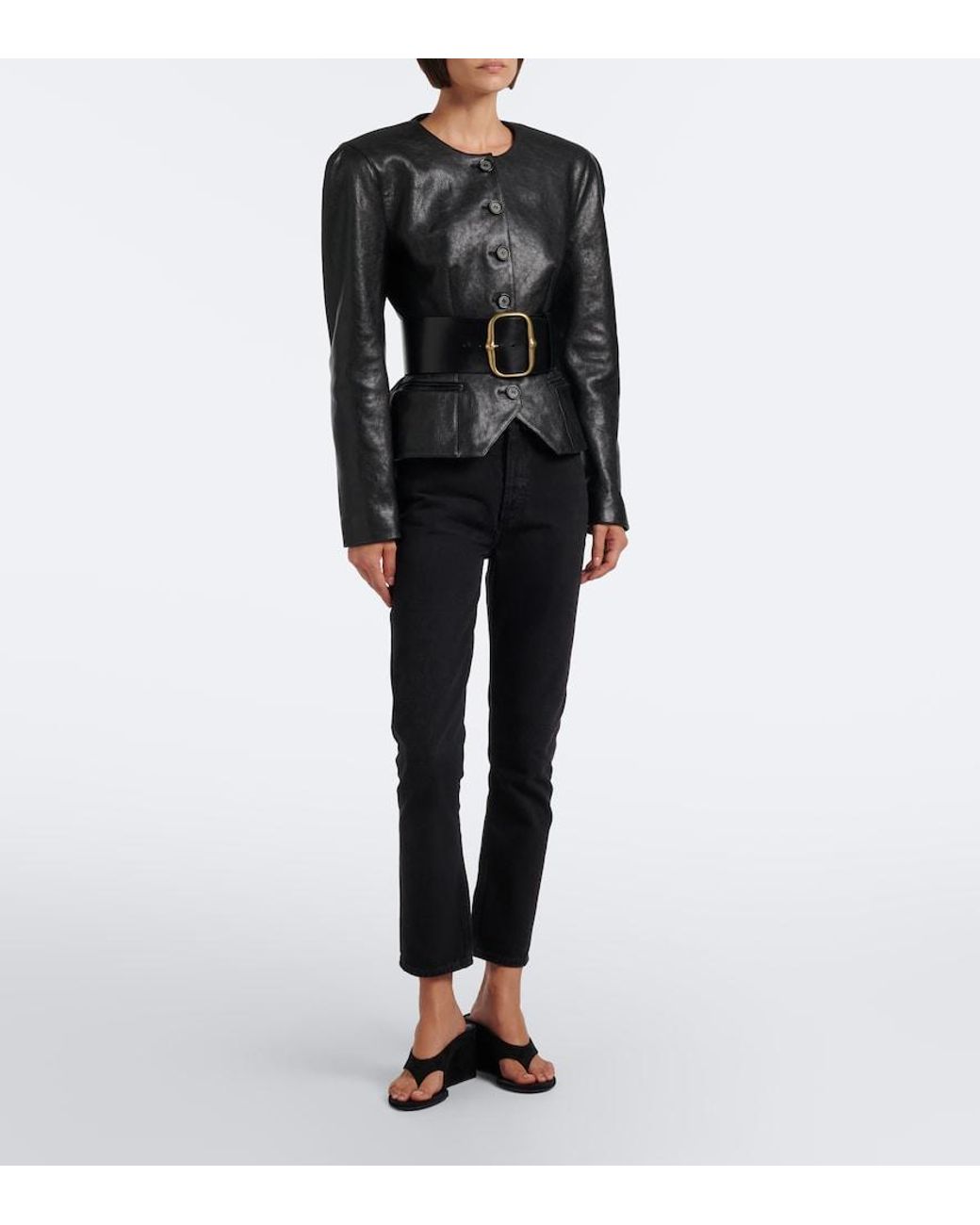 Agolde Black Slim Jeans