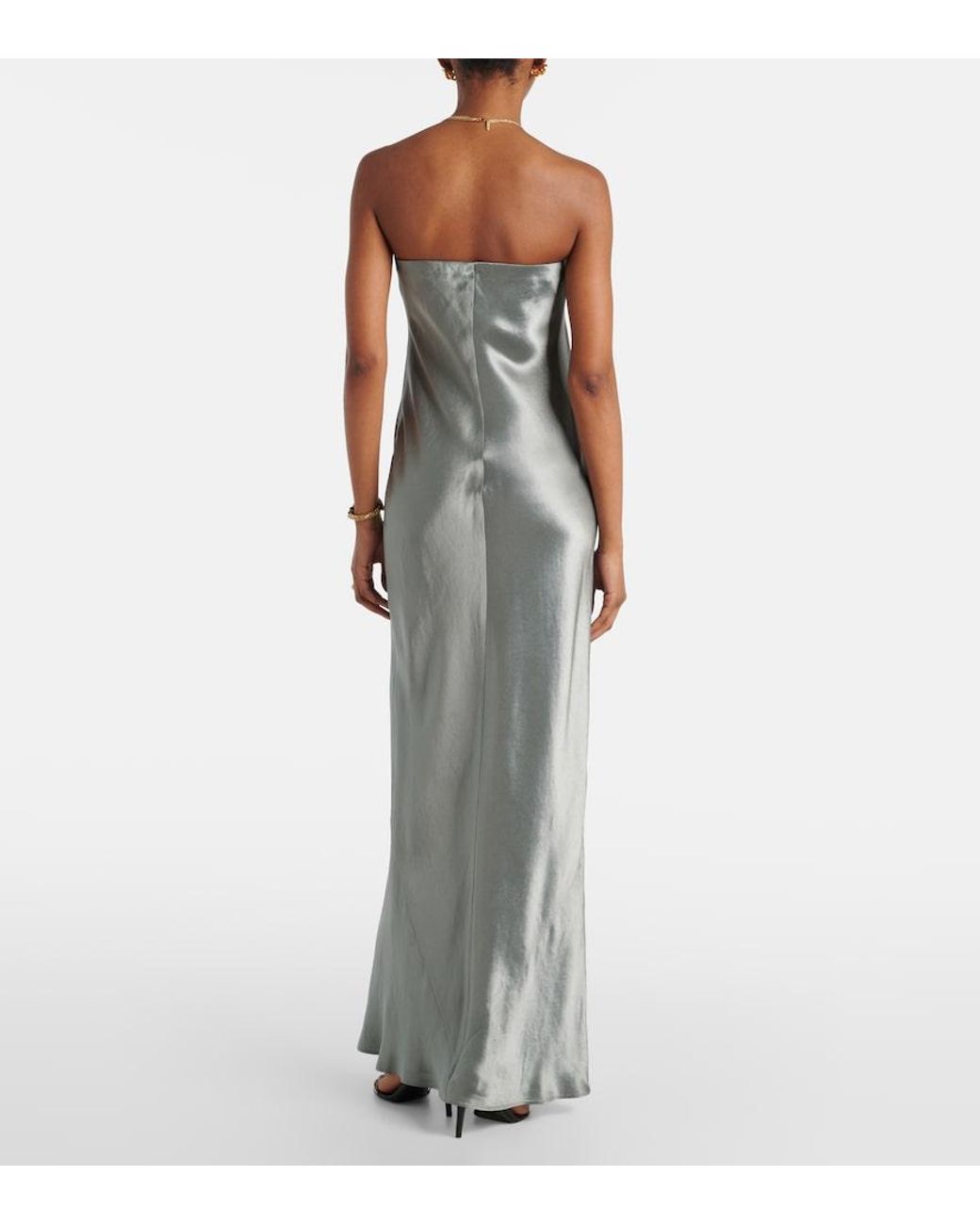 Vince Green Robe Aus Satin