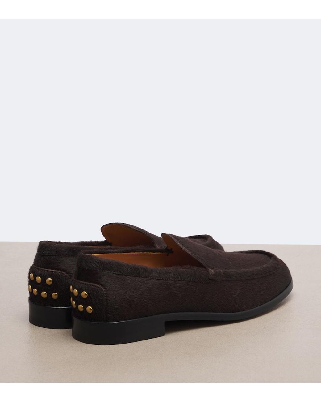 Tod's Brown Leather Loafers