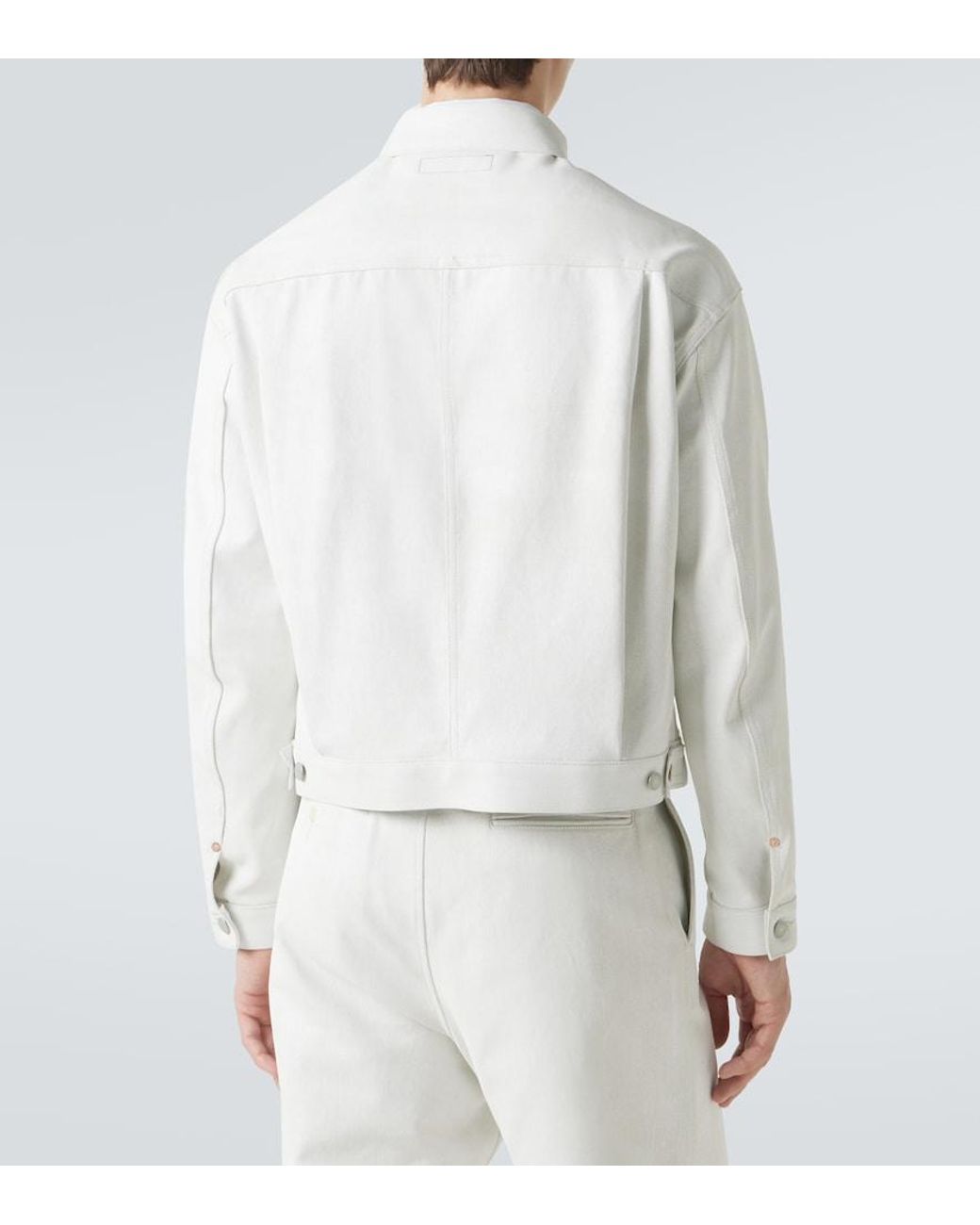 Junya Watanabe White X Levi's Oversized Denim Jacket for men