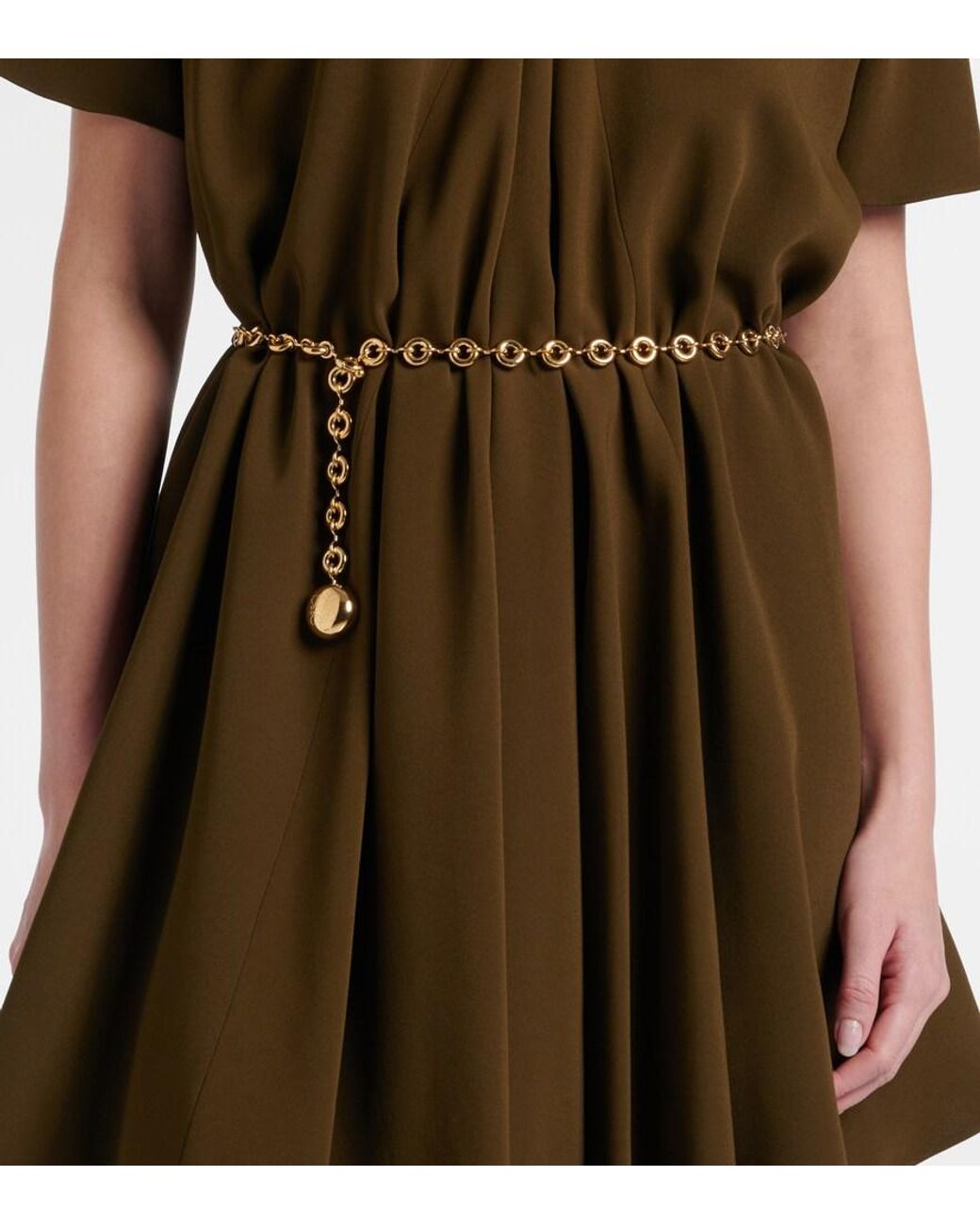 Loewe Metallic Donut Chain Belt