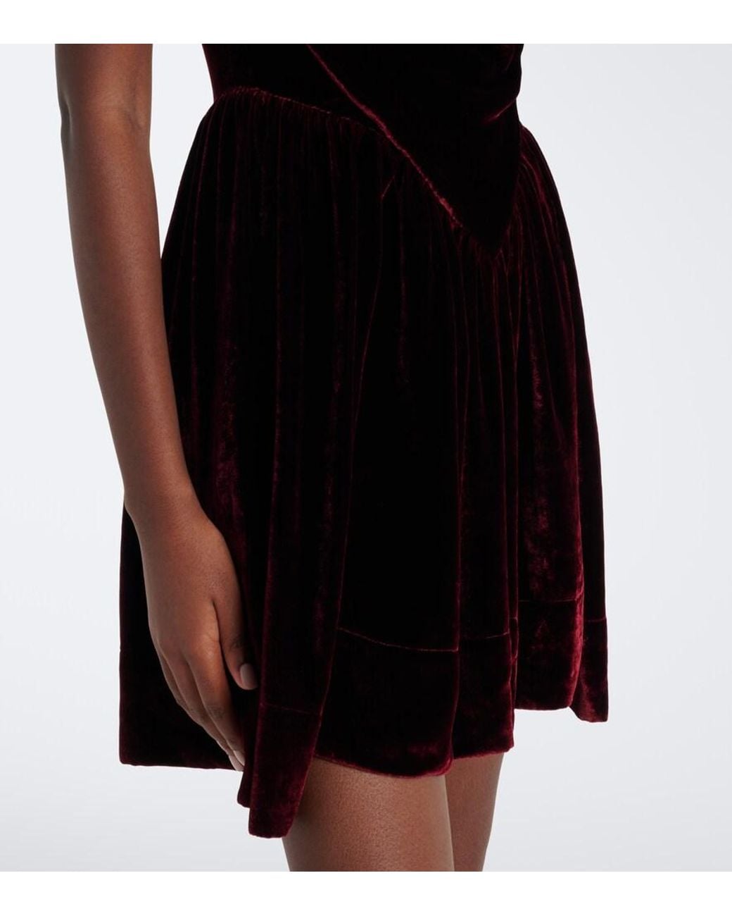 Vivienne Westwood Red Sunday Velvet Minidress