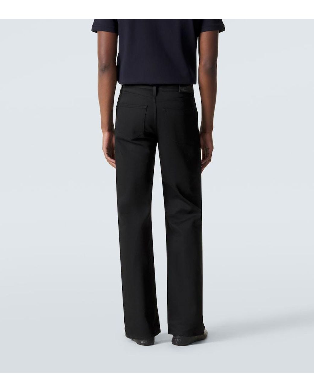 Gucci Black Horsebit Flared Jeans for men
