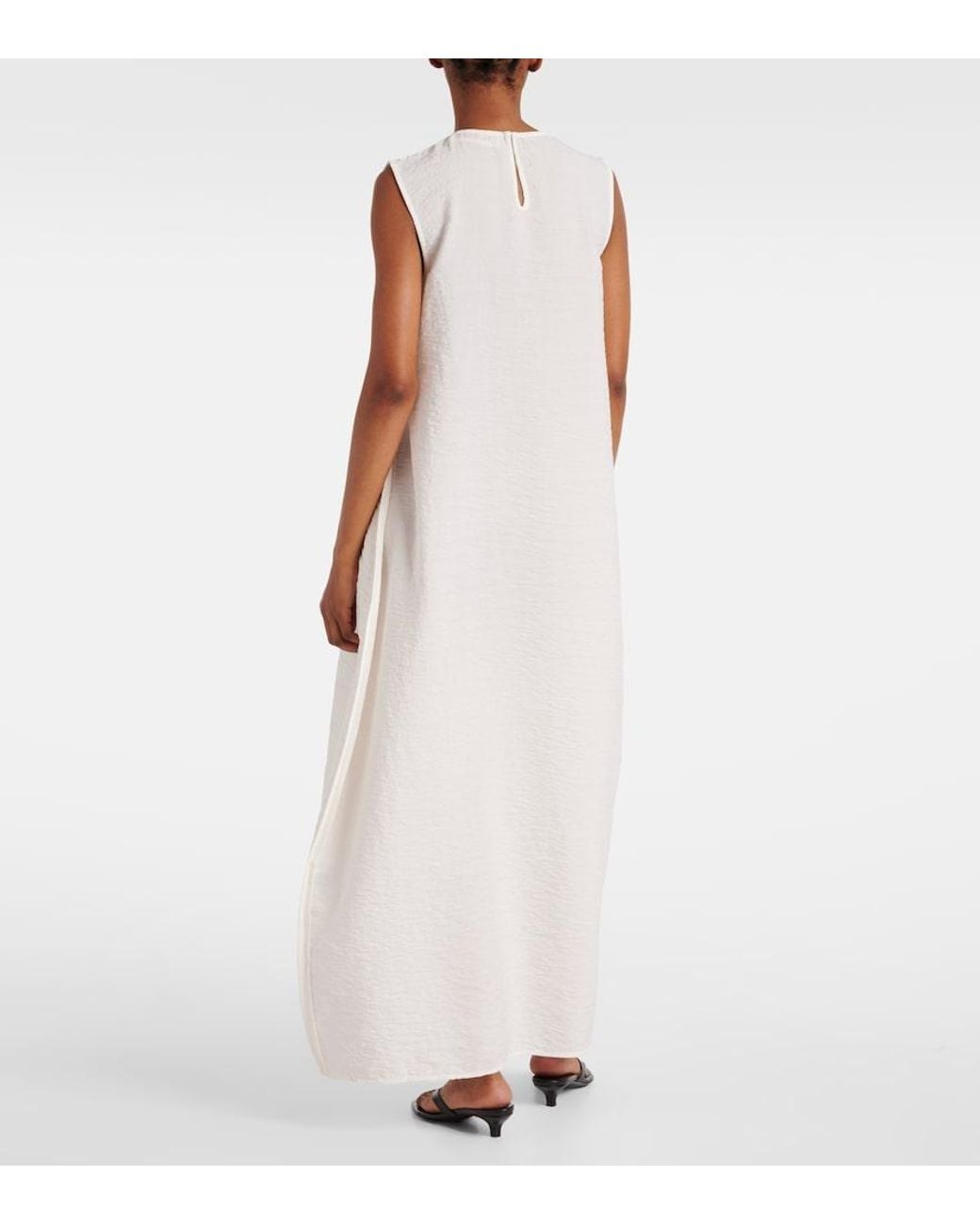 Rohe White Silk-Blend Maxi Dress