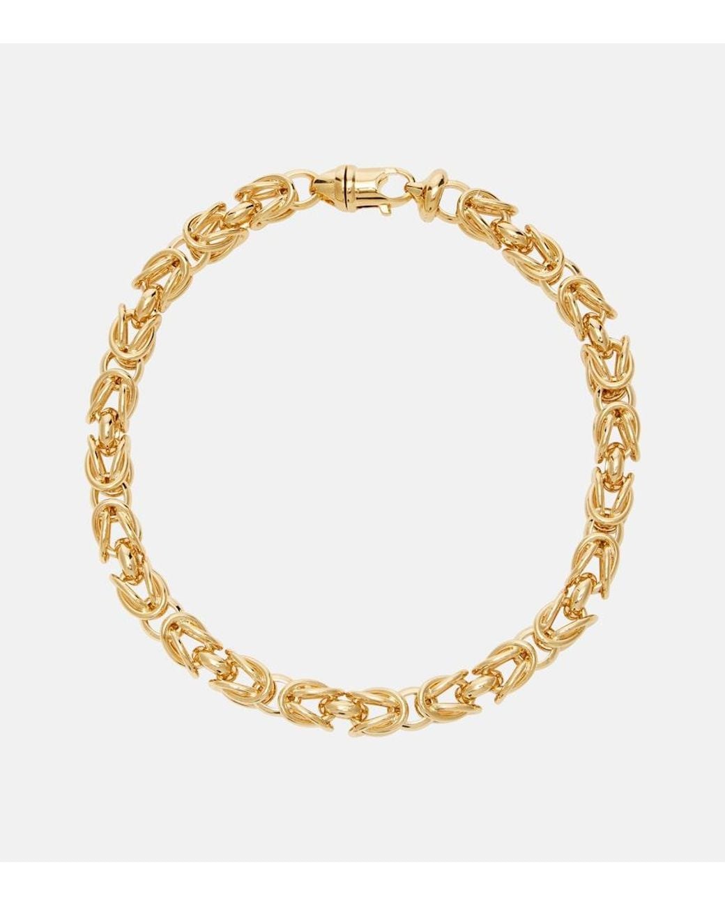 Totême Metallic Byzantine 24Kt-Plated Choker
