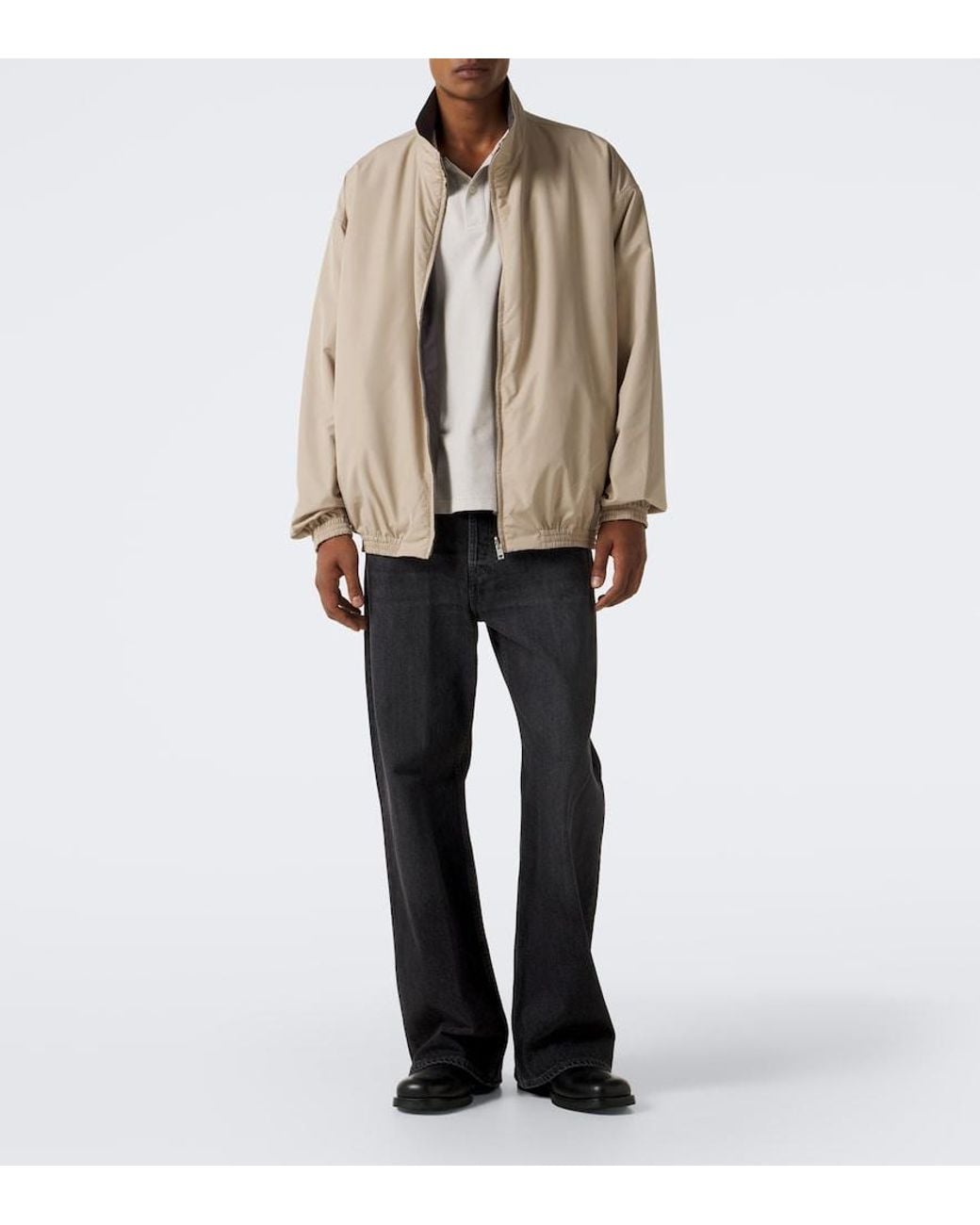 Acne Natural Reversible Taffeta Blouson Jacket for men