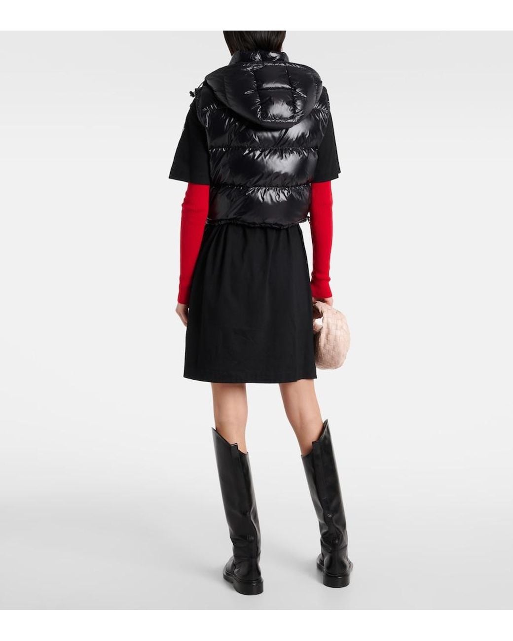 Moncler Black Quilted Down Vest