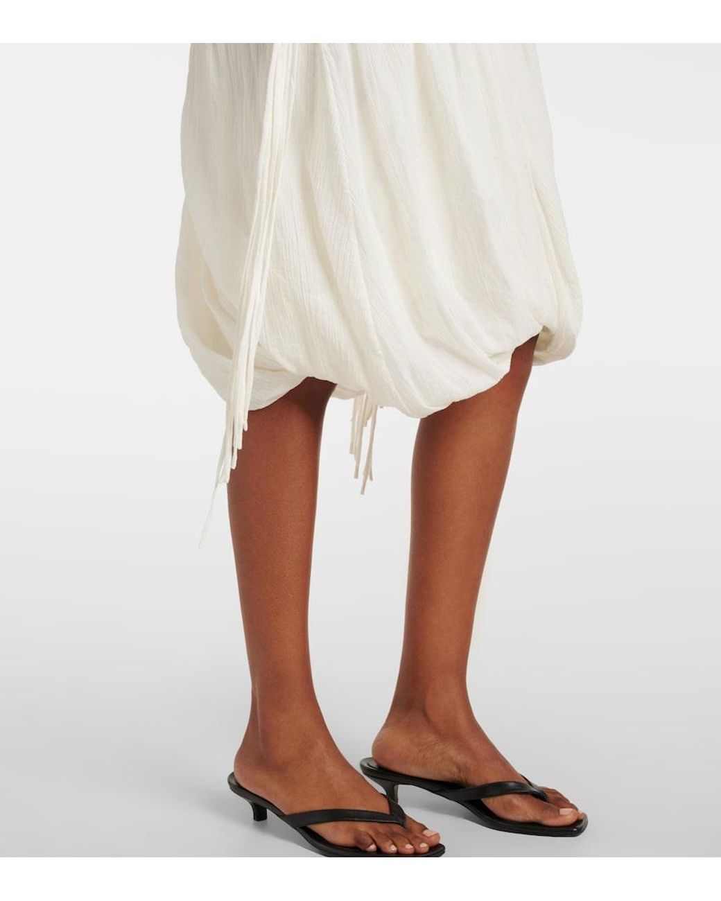 Totême White Cotton Minidress