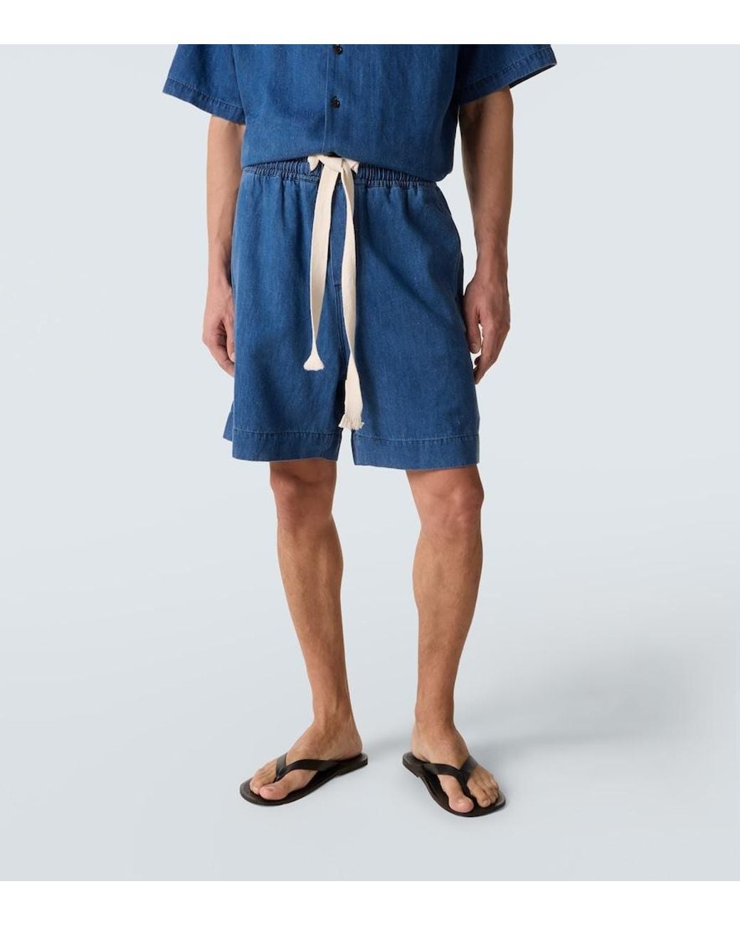 Bermuda En Jean Commas pour homme en coloris Blue