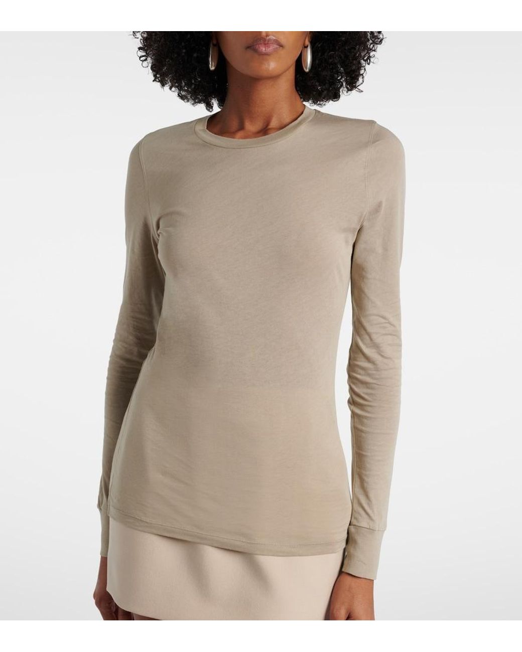 Top De Algodon Wardrobe NYC de color Natural