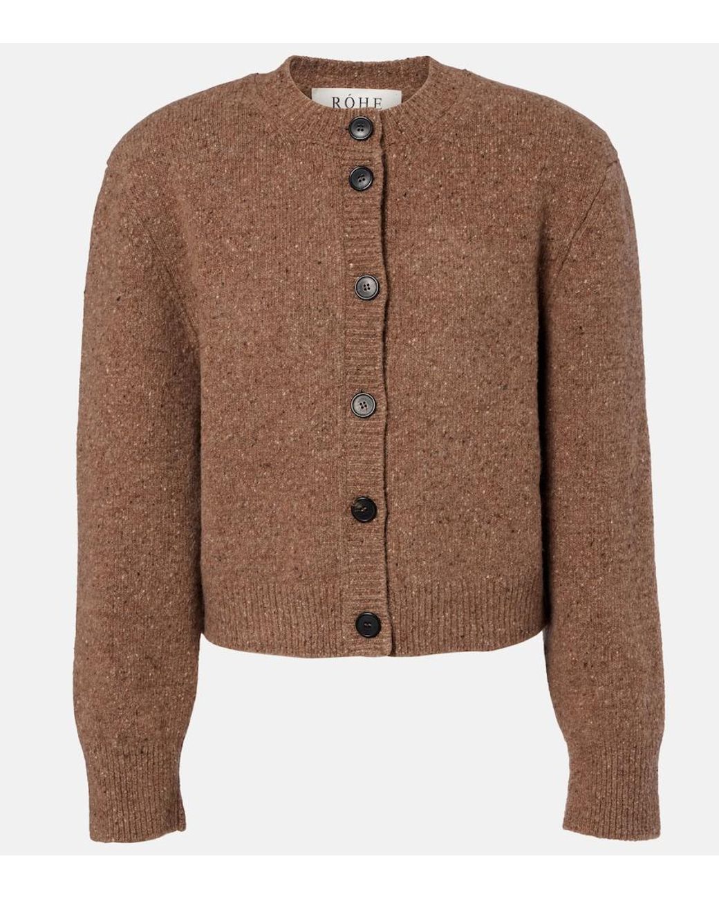 Rohe Brown Wool Cardigan