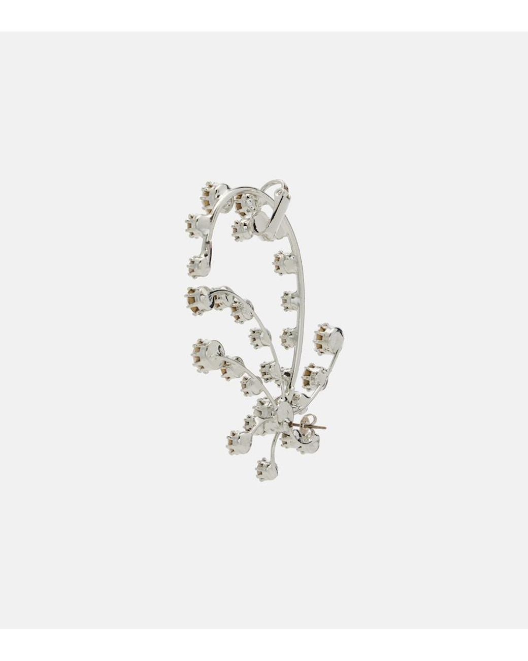 Magda Butrym Metallic Crystal-Embellished Earrings