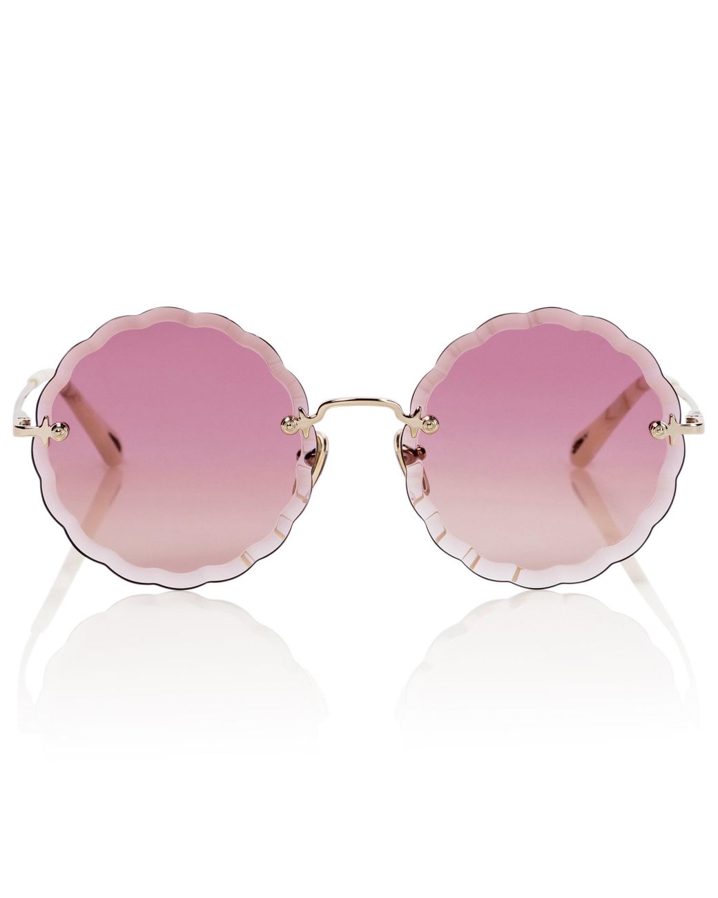 chloe rosie pink sunglasses