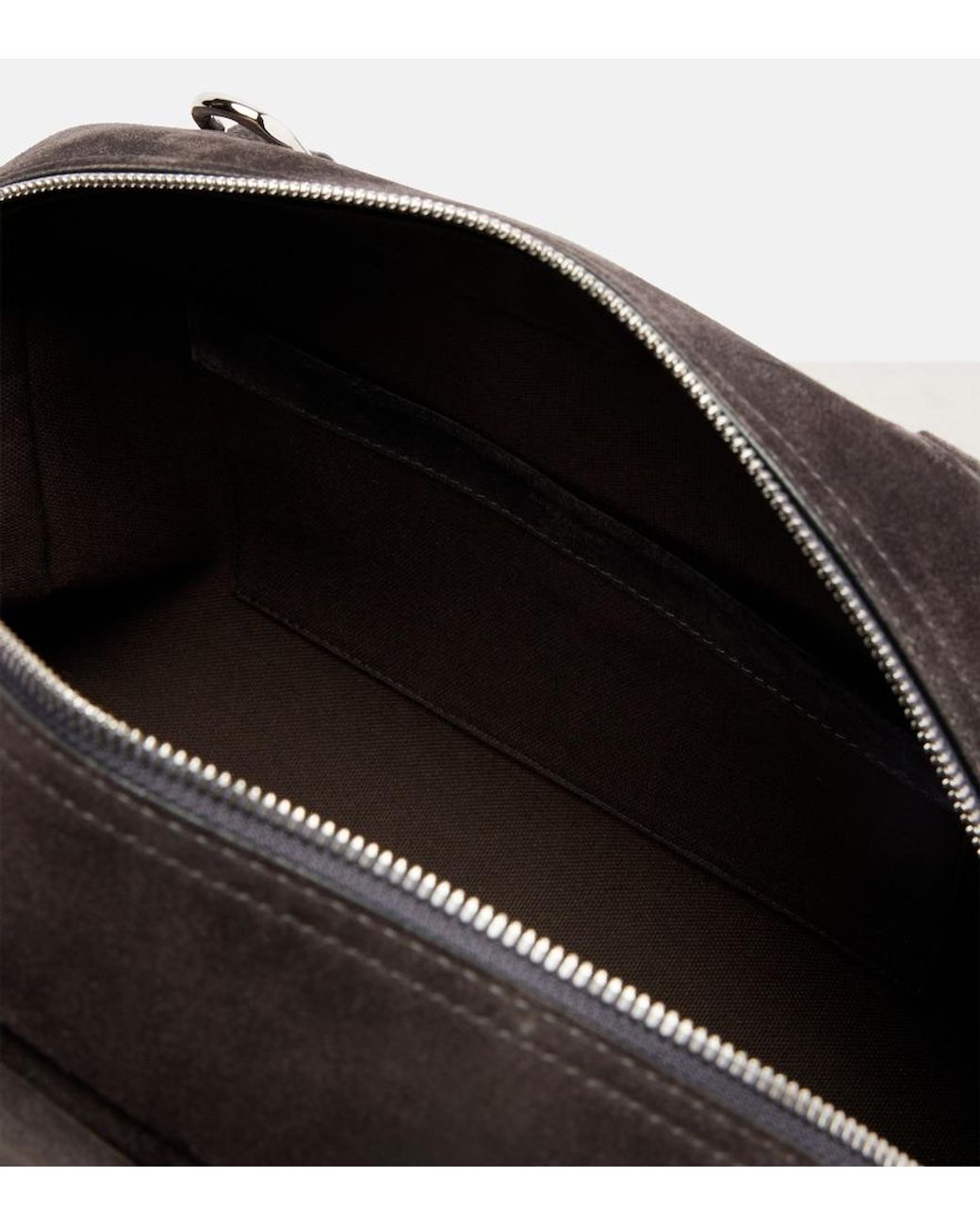 Givenchy Black Antigona East-West Medium Suede Tote Bag