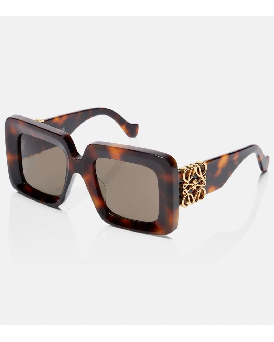 Loewe Brown Anagram Oversized Sunglasses