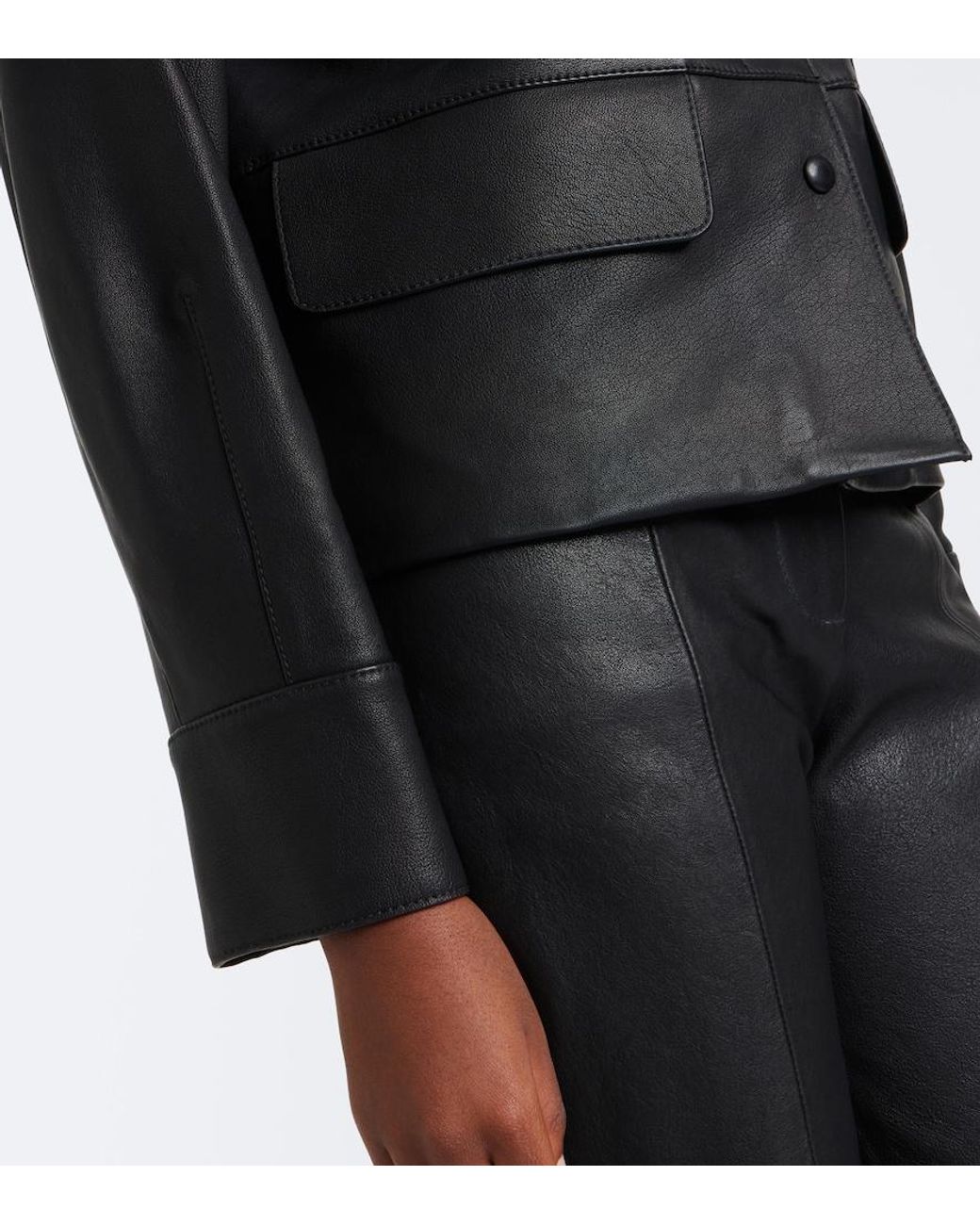Proenza Schouler Black Label Robin Leather Jacket