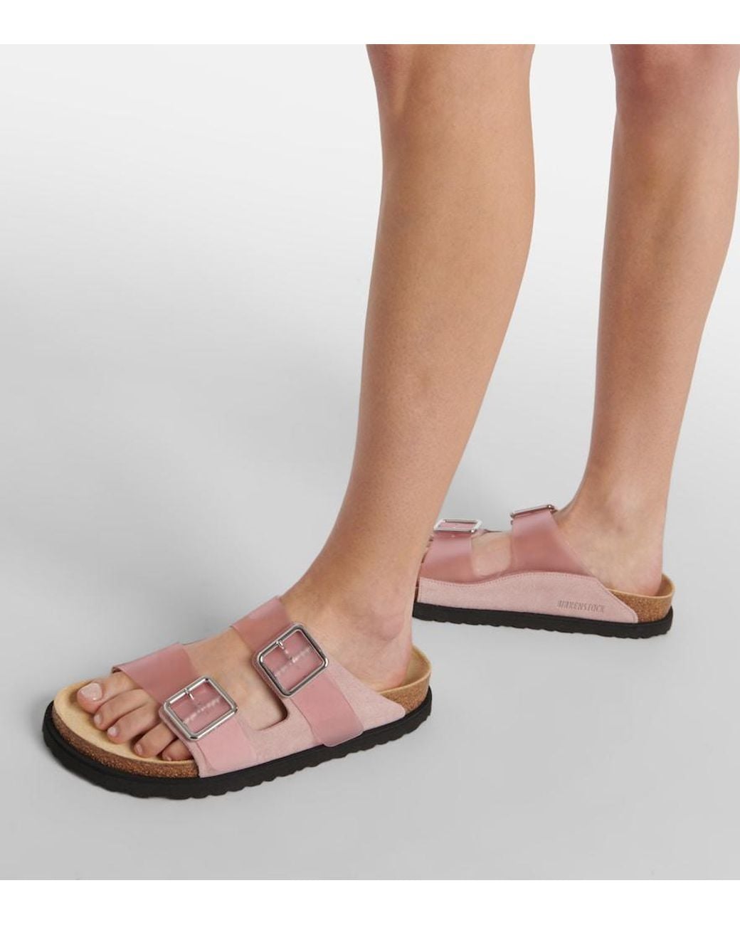 Birkenstock Pink Arizona Pvc Slide Sandals
