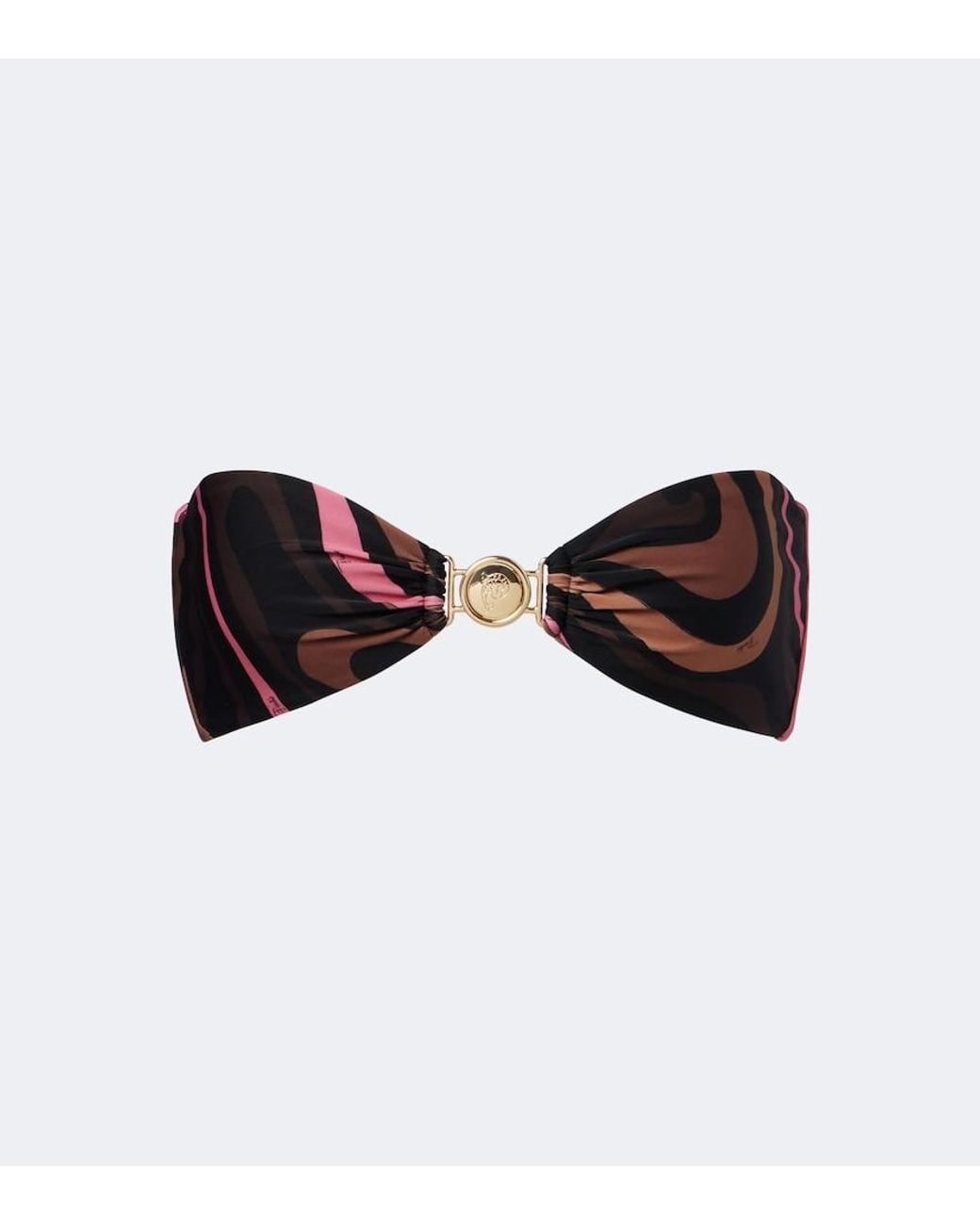 Emilio Pucci Multicolor Marmo Bikini Top