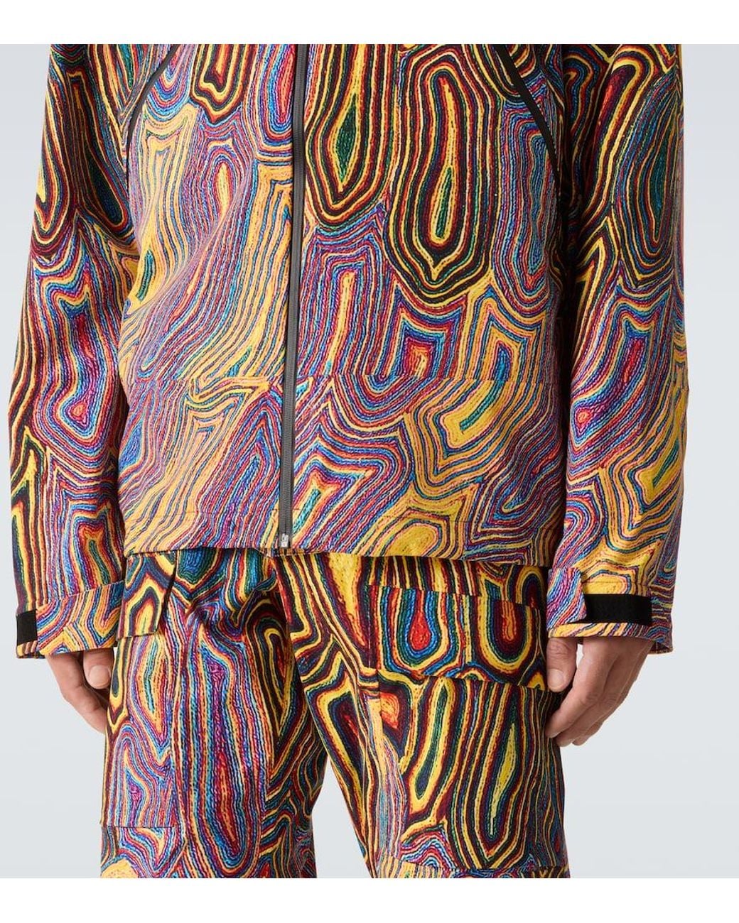 Aztech Mountain Multicolor Hayden Printed Ski Jacket for men