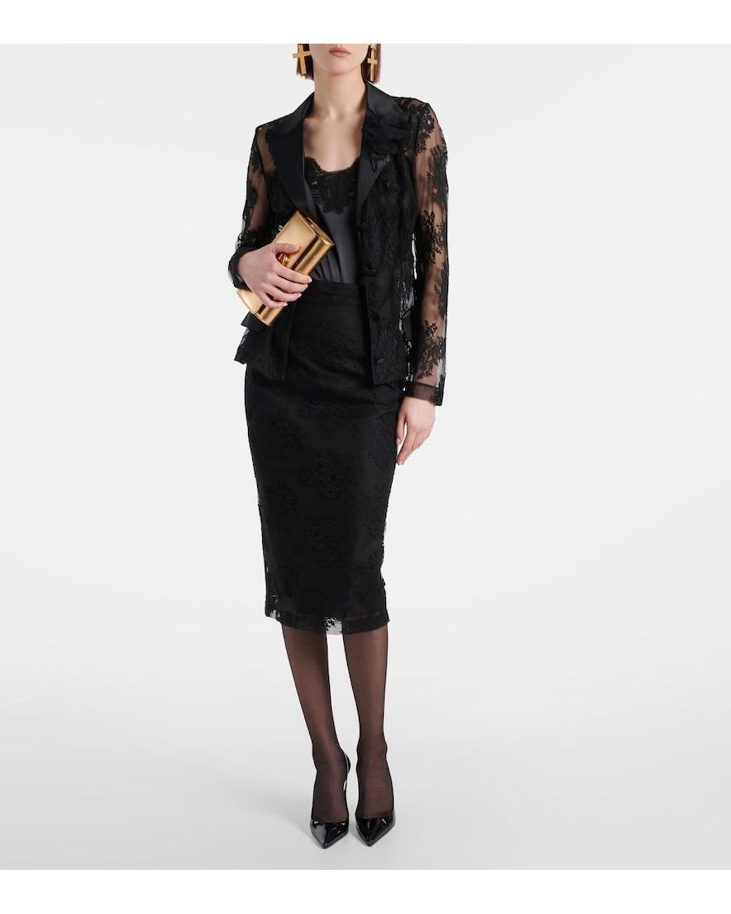 Dolce & Gabbana Black Top Lencero Negro Top
