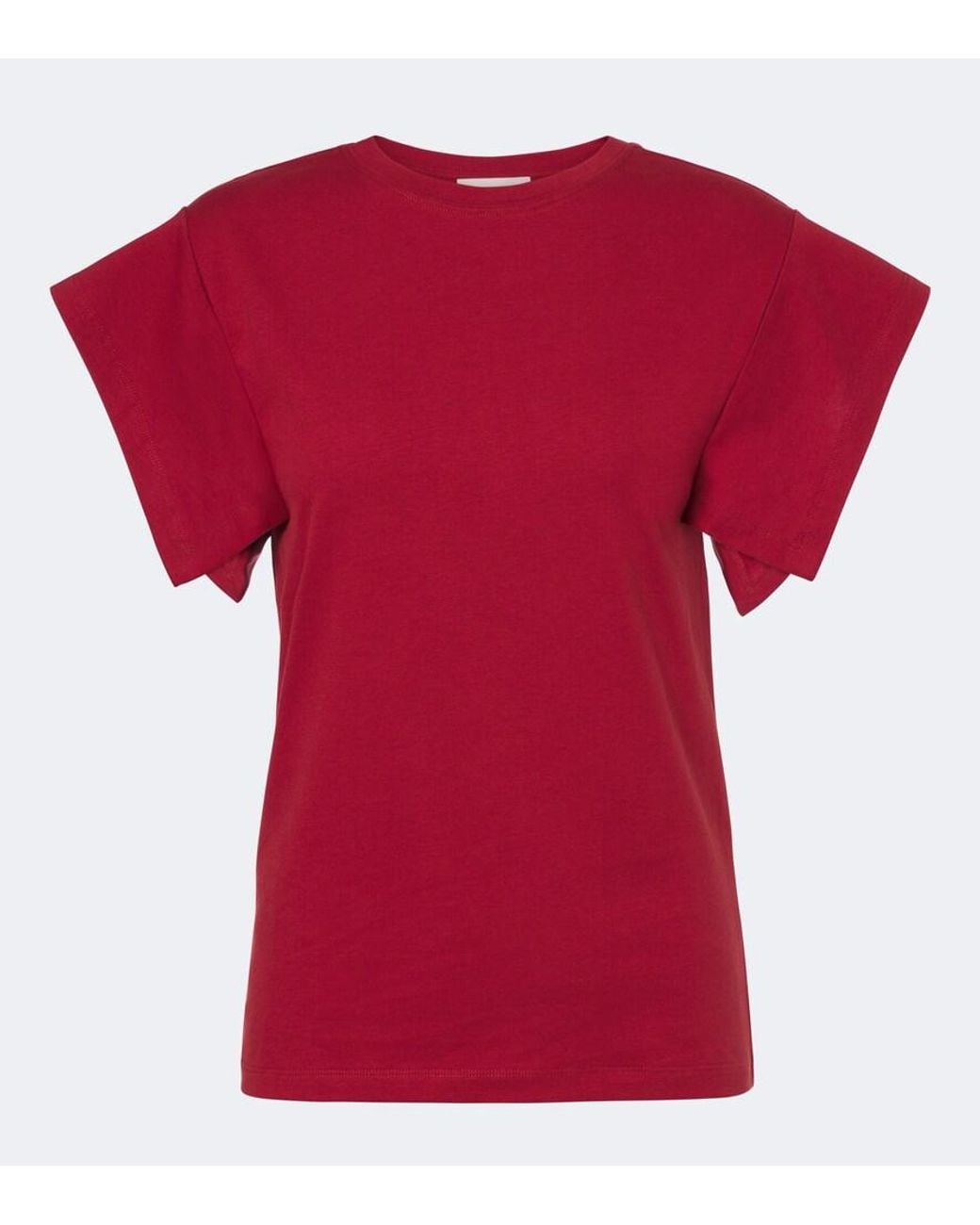 Isabel Marant Red Caliya Cotton Top