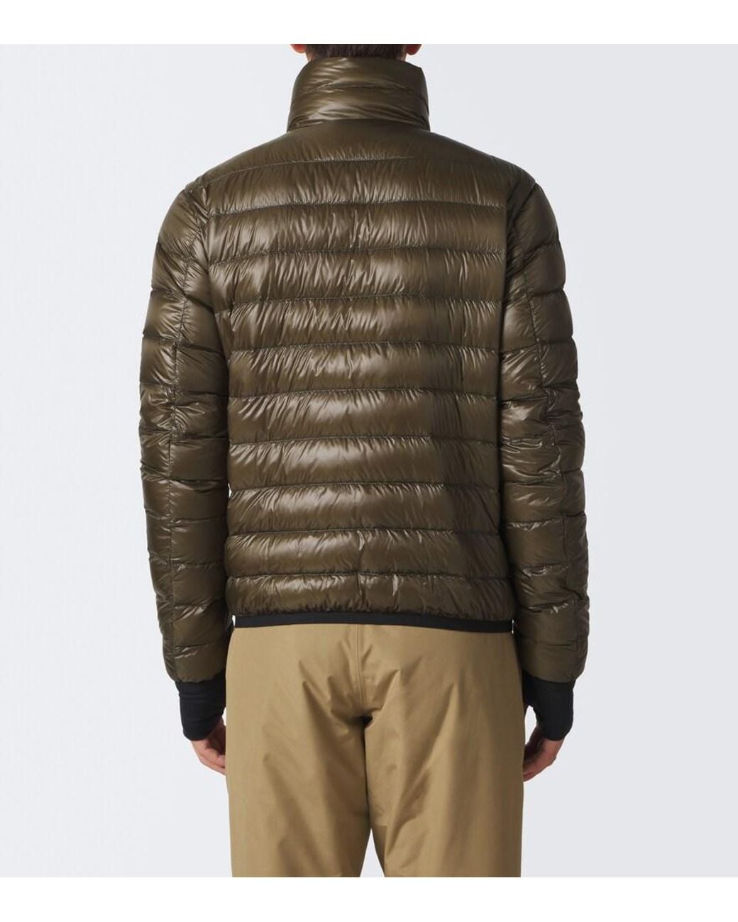 Moncler Green Hers Down-Paneled Ski Jacket for men