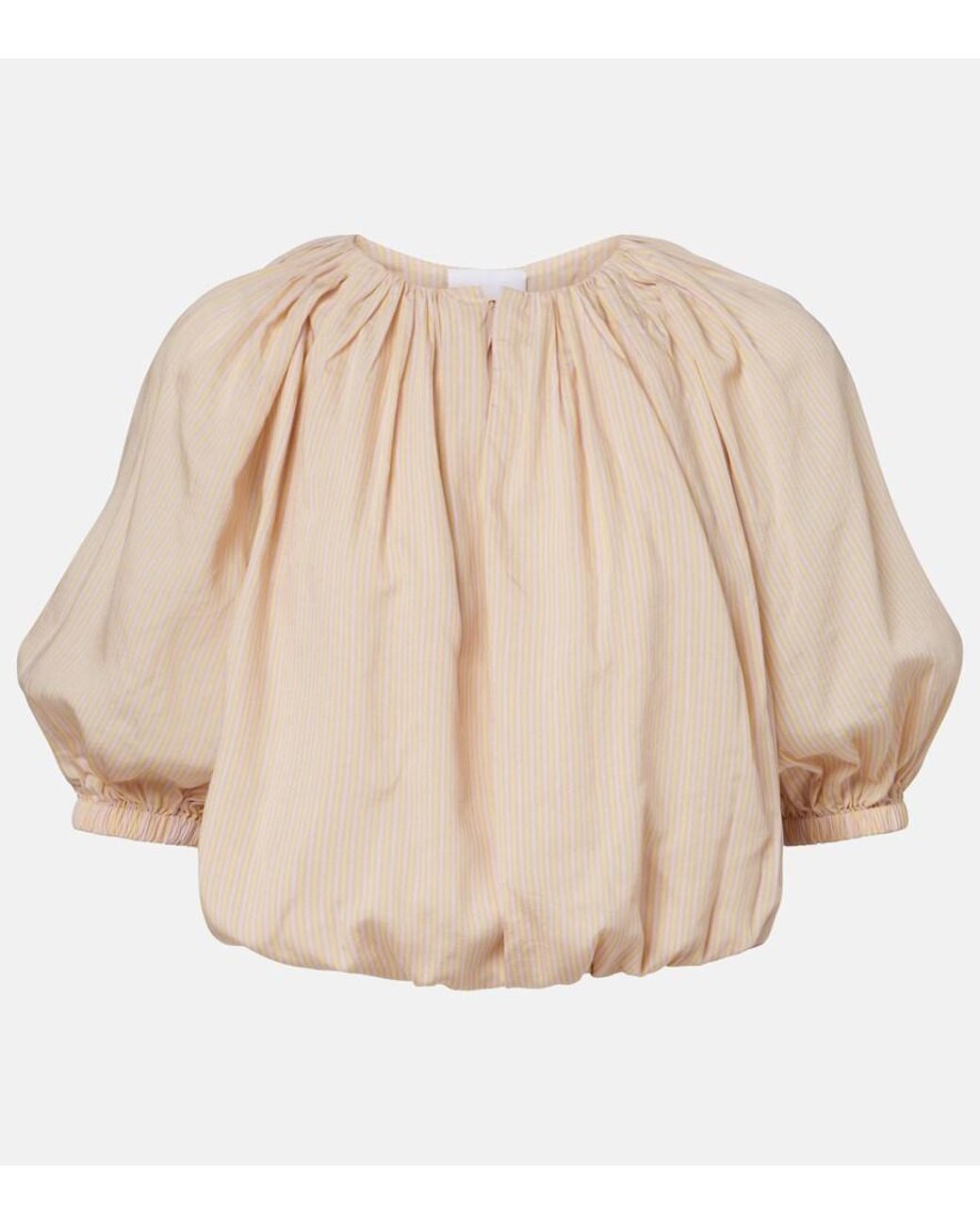 Top A Rayas Patou de color Natural
