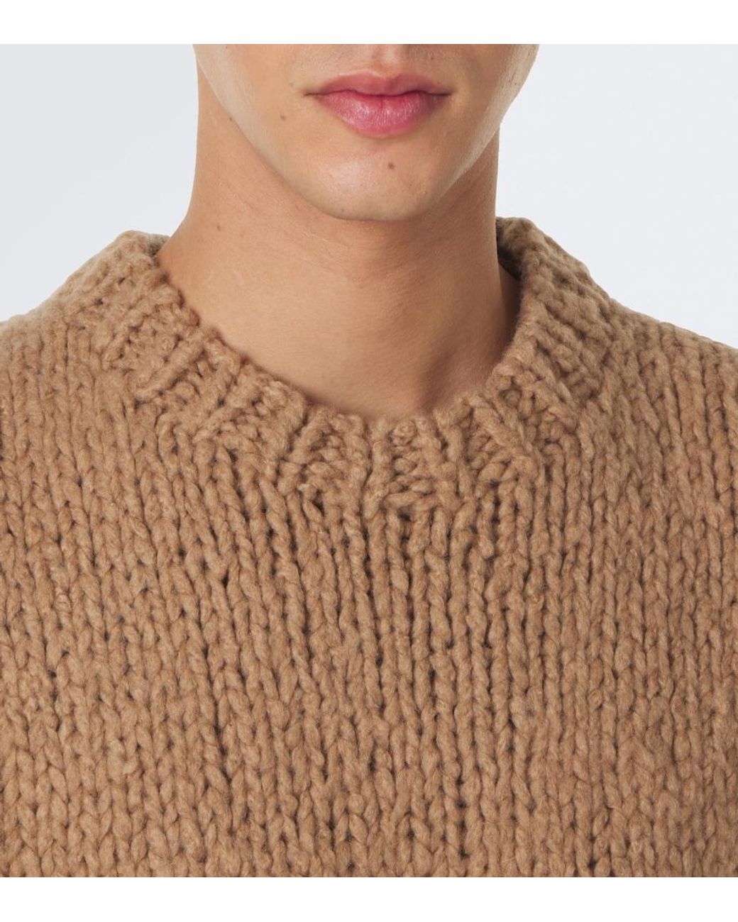 Gabriela Hearst Natural Lawrence Cashmere Sweater for men