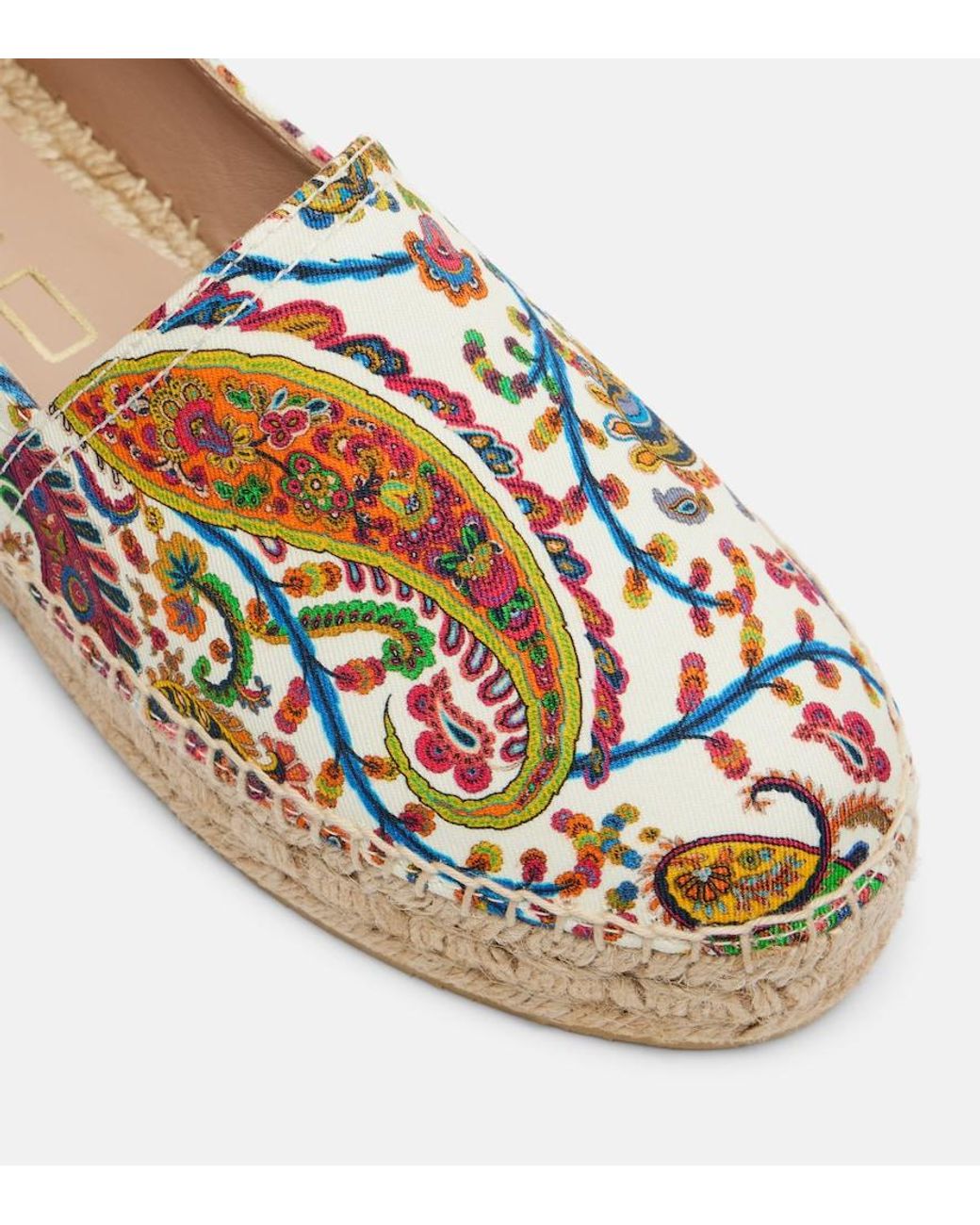 Etro Brown Espadrilles Aus Canvas