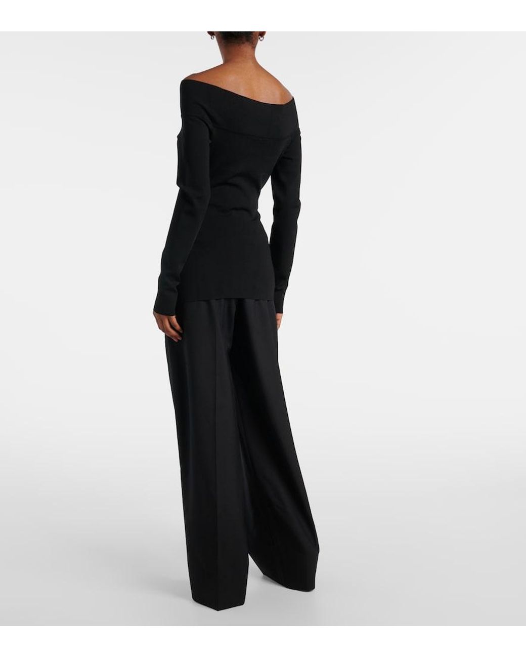Stella McCartney Black Knit Top