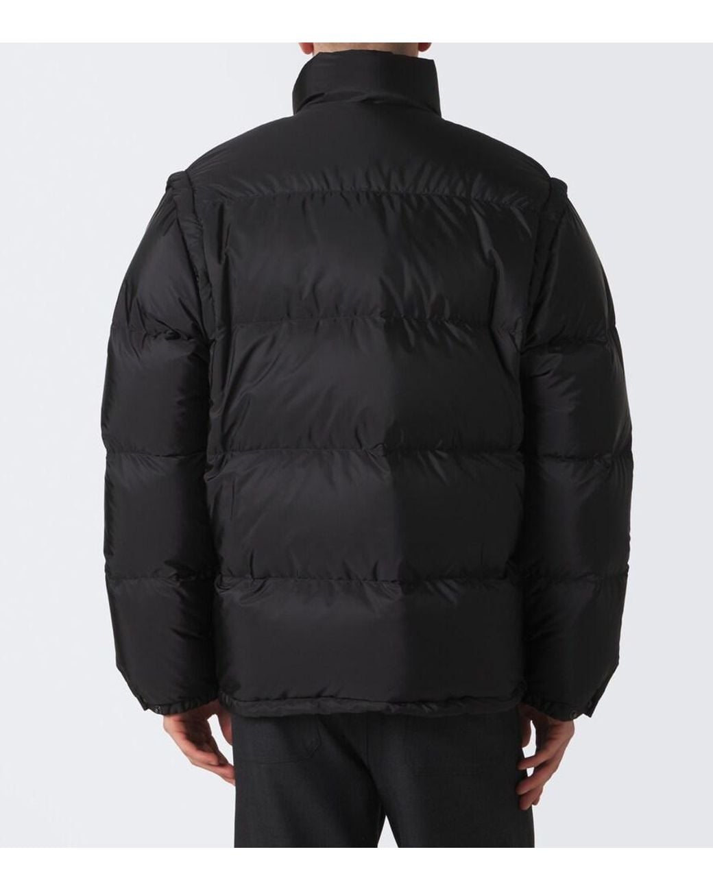 Prada Black Re-Nylon Down Jacket for men