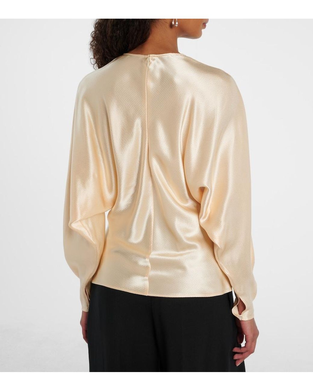 FFORME Natural Gemma Satin Top
