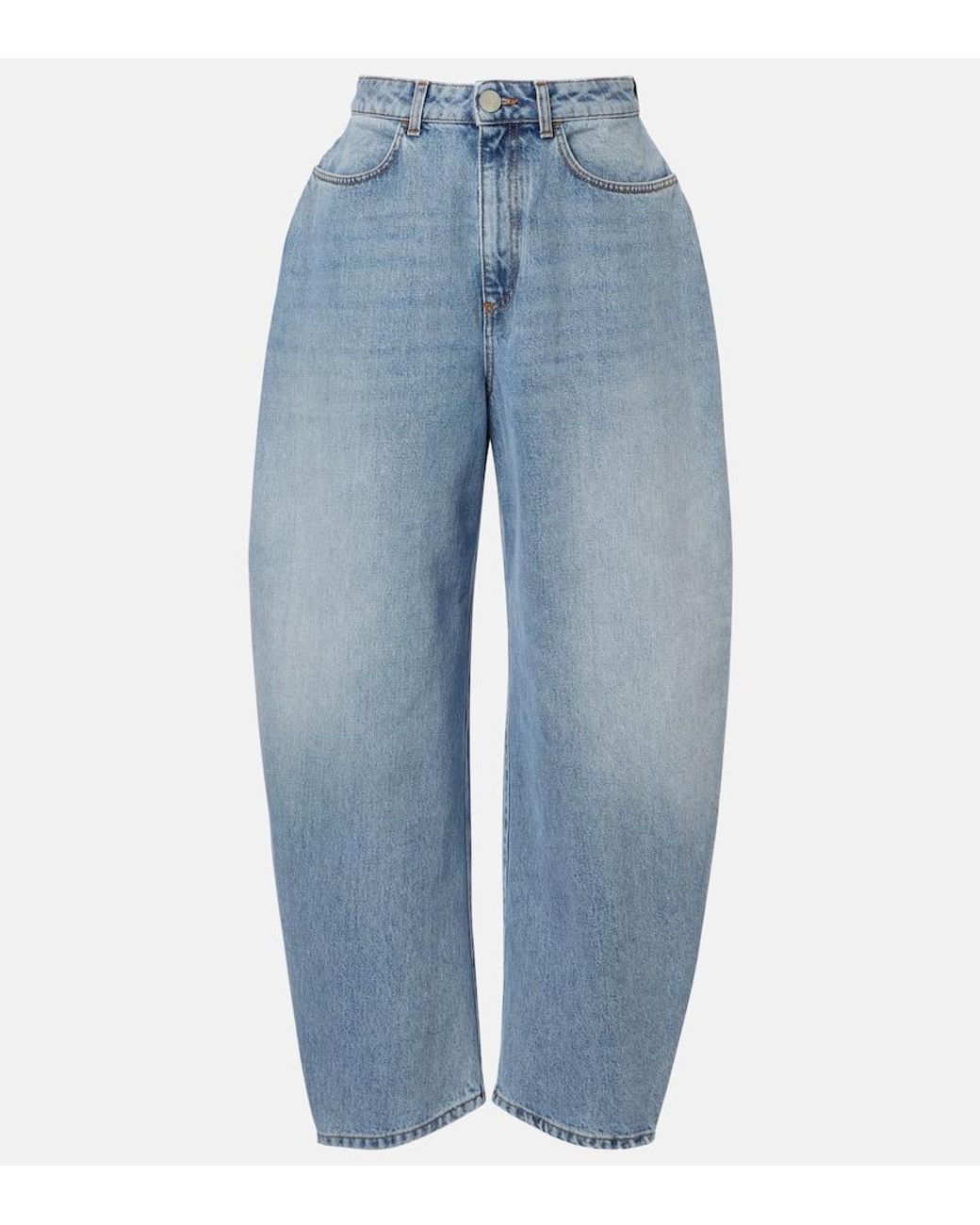 Jeans Barrel Rohe de color Blue